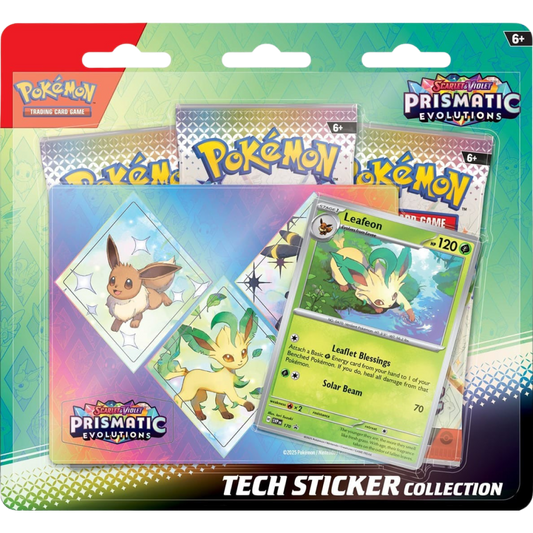 Pokemon TCG - Scarlet & Violet - Prismatic Evolutions - Tech Sticker Collection
