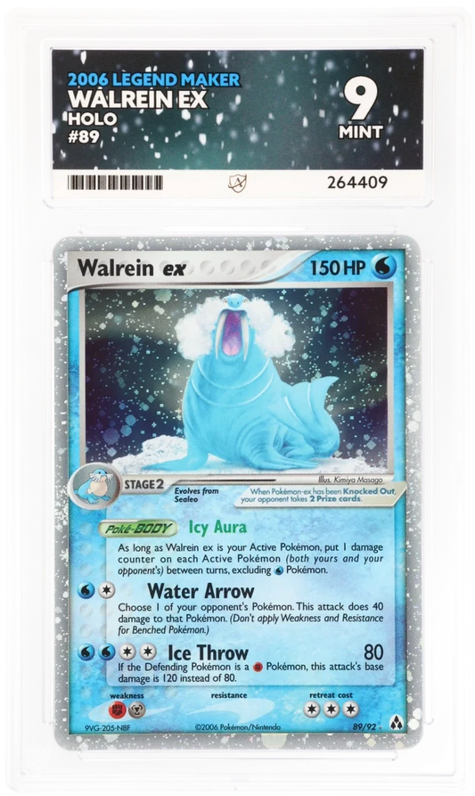 Walrein EX 89/92 Holo - Ace 9 - Legend Maker