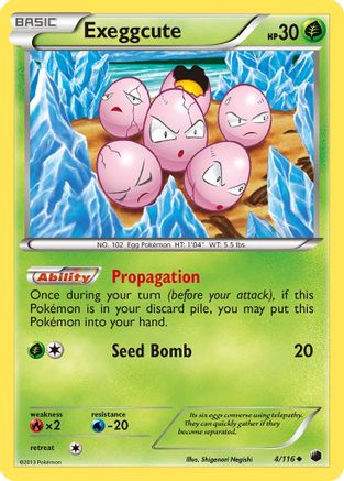 Exeggcute 4/116 - Plasma Freeze
