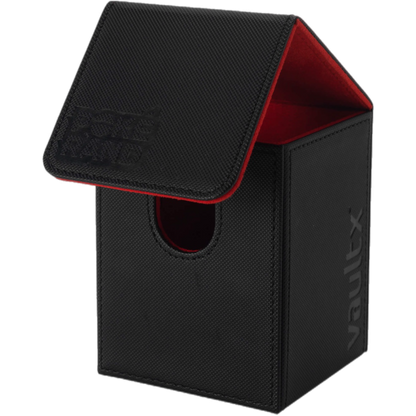 PokeRand Exclusive Vault X ® Premium Large Deck Box (Black & Red)