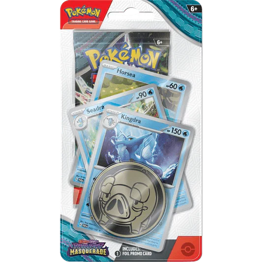 Pokemon TCG - Scarlet & Violet - Twilight Masquerade - Premium Checklane Blister - Kingdra